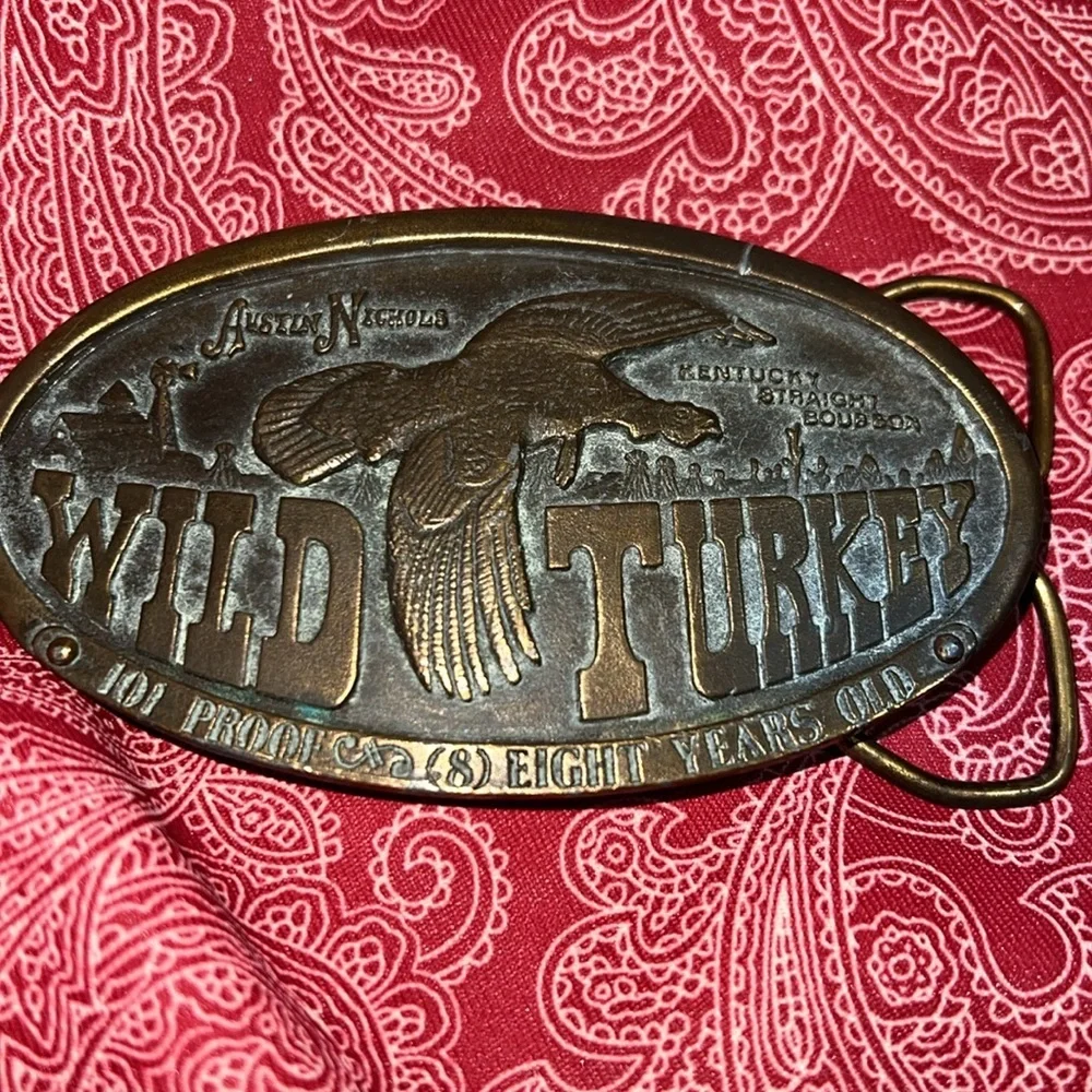 Vintage belt buckles. Tony Lama, Quail, Morgan horse, hunting, Austin Nichols - Picture 2 of 9